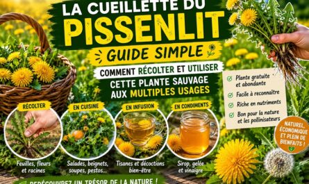 La cueillette du pissenlit : guide simple