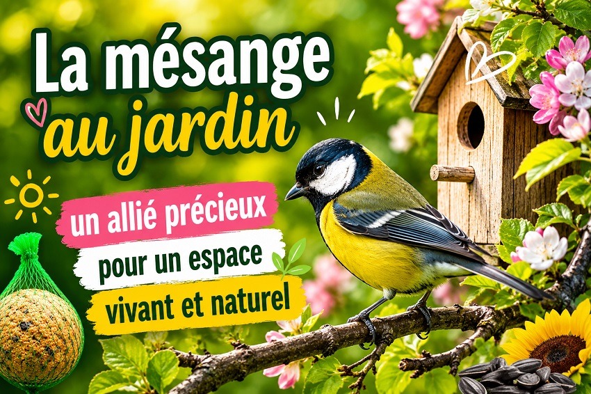 La mésange au jardin : Guide complet