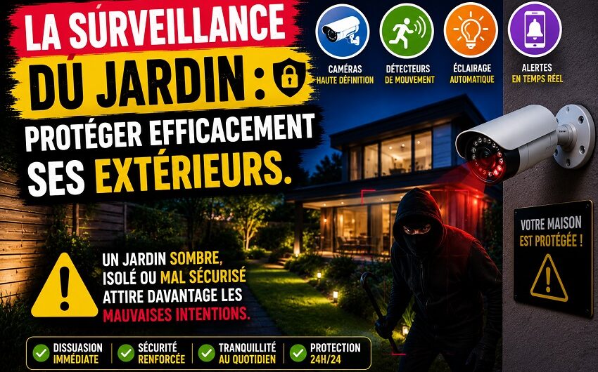 La surveillance du jardin