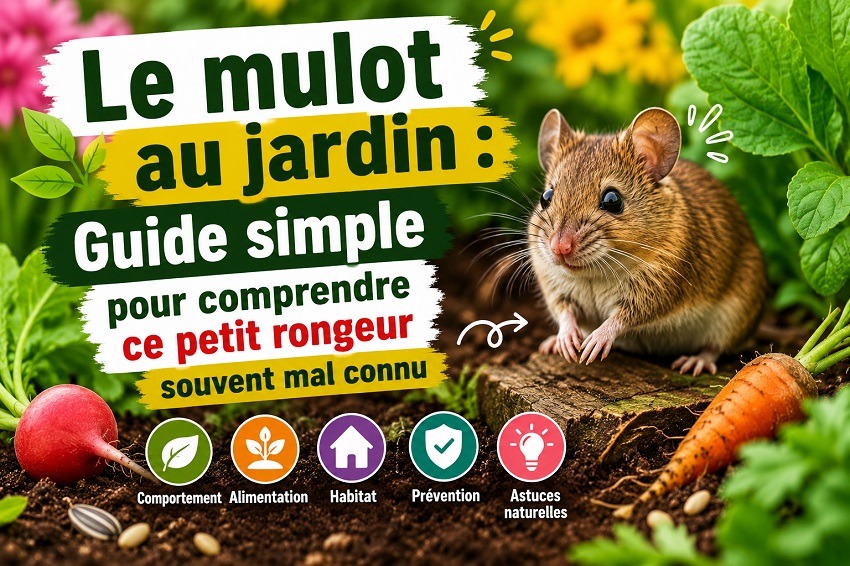Le mulot au jardin : Guide simple