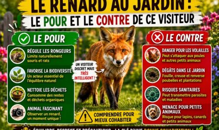 Le renard au jardin : Guide simple