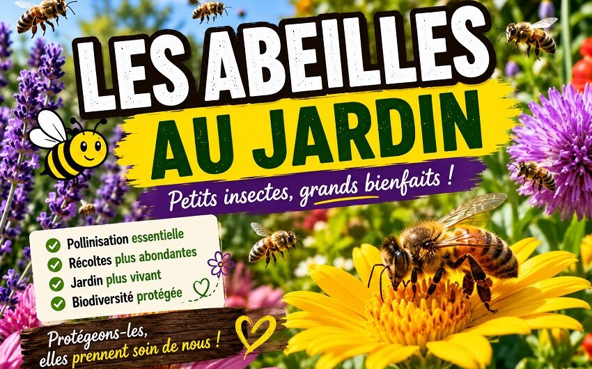 Les abeilles au jardin