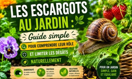 Les escargots au jardin : Guide simple