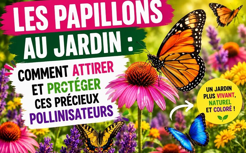 Les papillons au jardin