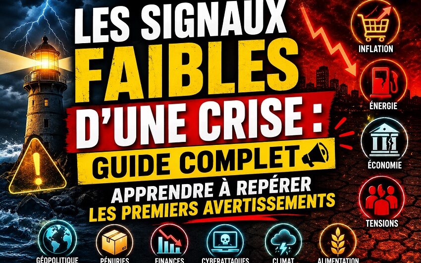 Les signaux faibles d’une crise