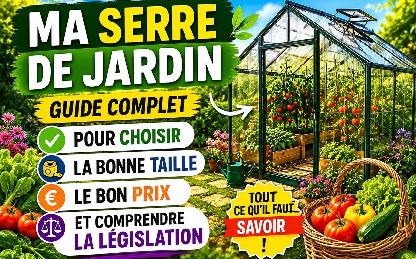 Ma serre de jardin