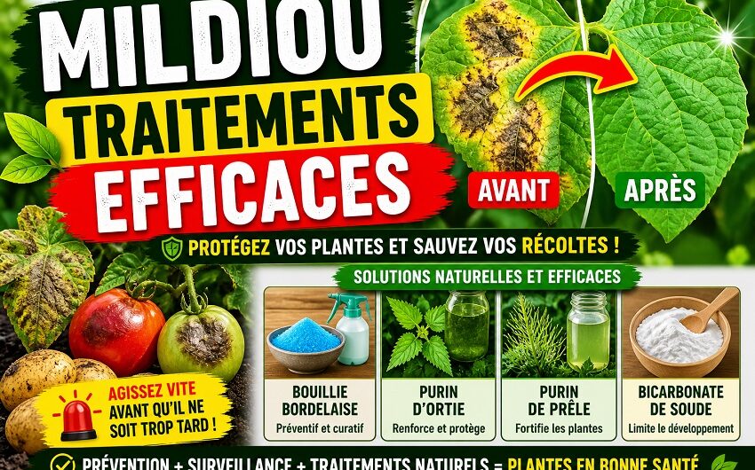 Mildiou traitements efficaces