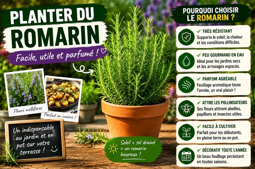 Planter du romarin : Guide complet