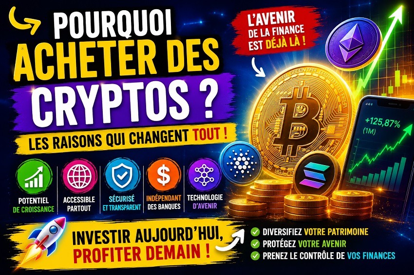 Pourquoi acheter des cryptos guide complet