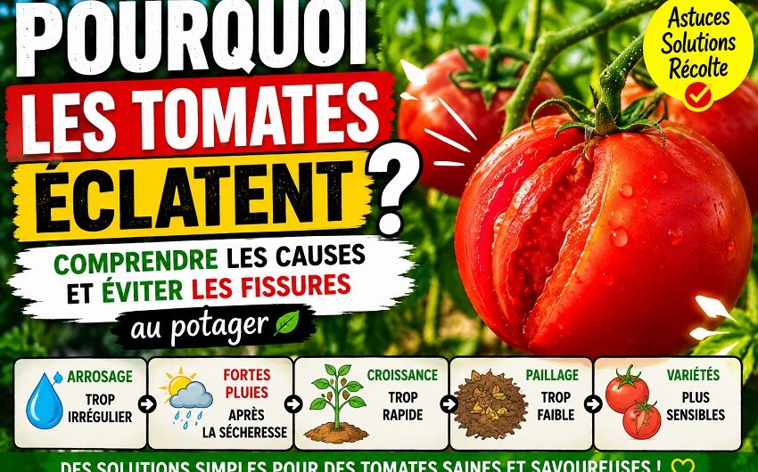 Pourquoi les tomates éclatent