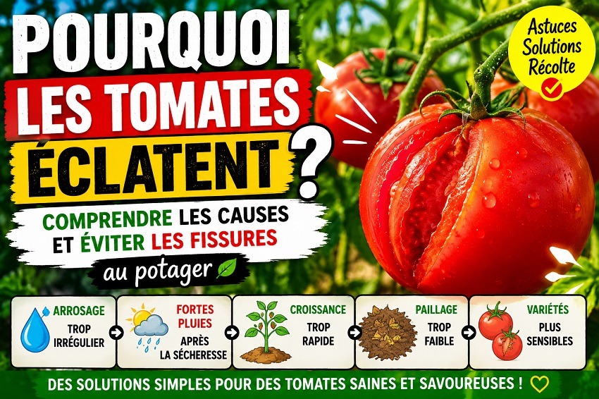 Pourquoi les tomates éclatent : Guide simple