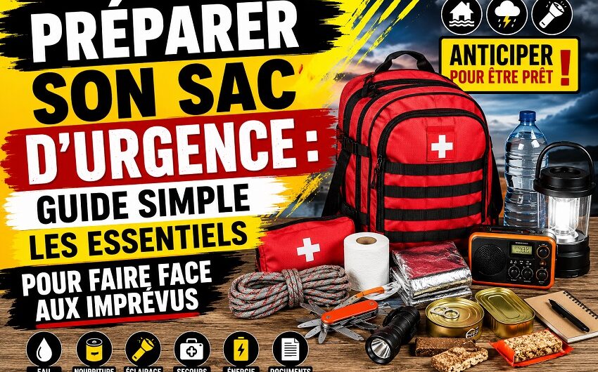 Préparer son sac d’urgence
