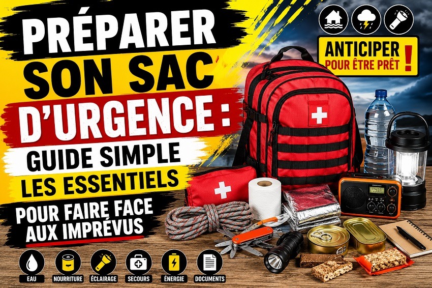 Préparer son sac d’urgence : Guide simple