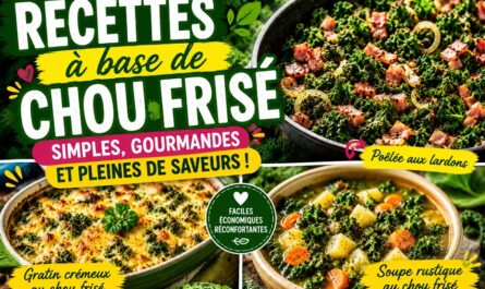 3 Recettes à base de chou frisé