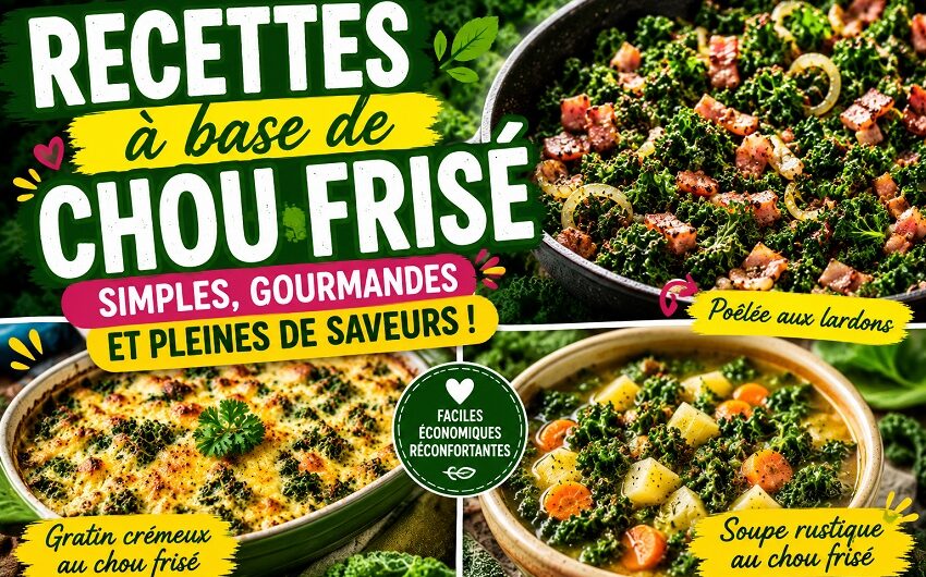 Recettes à base de chou frisé