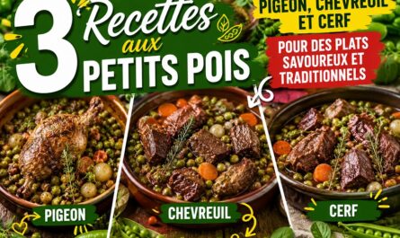 3 Recettes aux petits pois