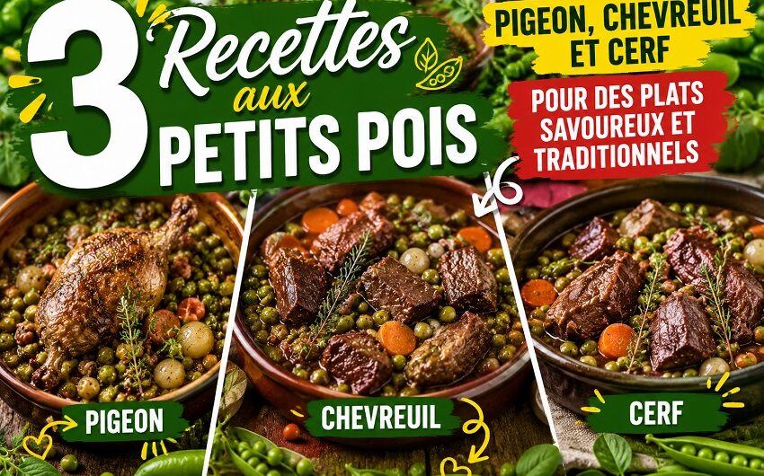 Recettes aux petits pois