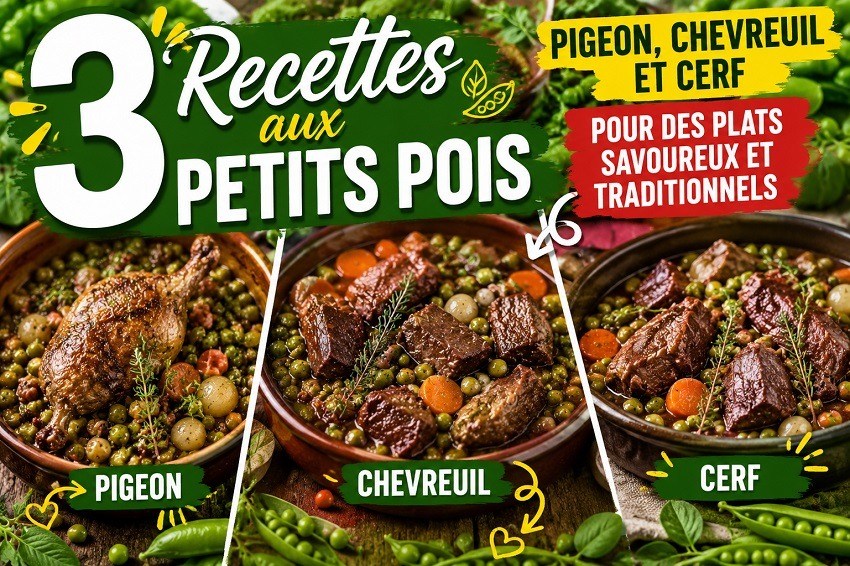 3 Recettes aux petits pois