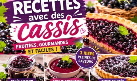 3 Recettes avec des cassis