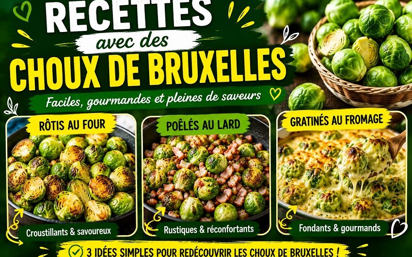 Recettes avec des choux de Bruxelles