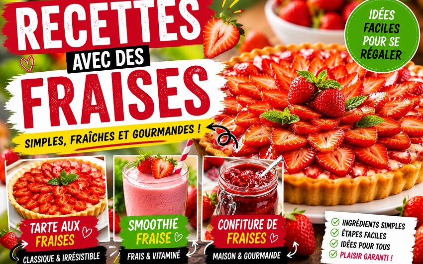 Recettes avec des fraises