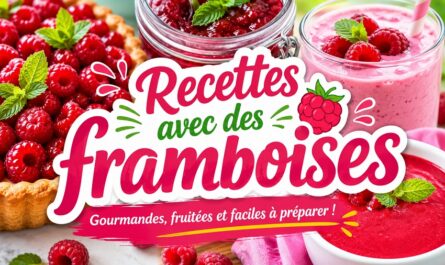 3 recettes avec des framboises