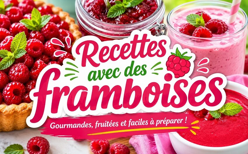 Recettes avec des framboises