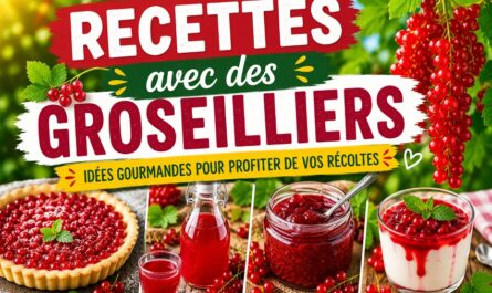 3 recettes avec des groseilles