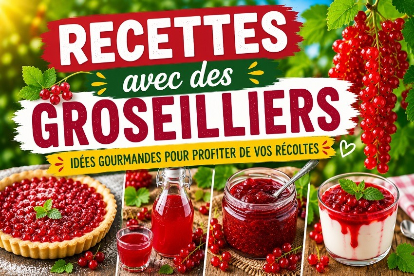 3 recettes avec des groseilles