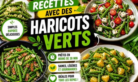5 Recettes avec des haricots verts