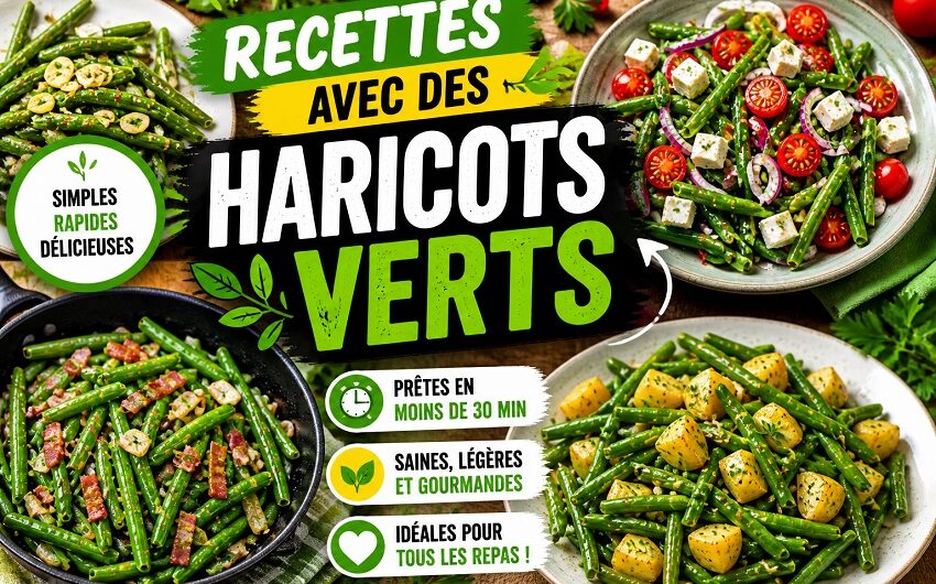 Recettes avec des haricots verts