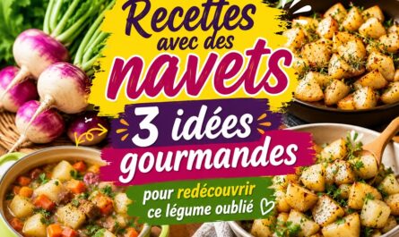 3 recettes avec des navets