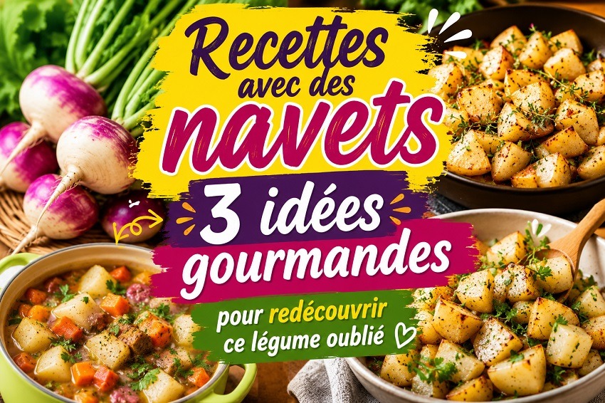 3 recettes avec des navets