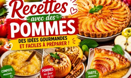 3 Recettes avec des pommes