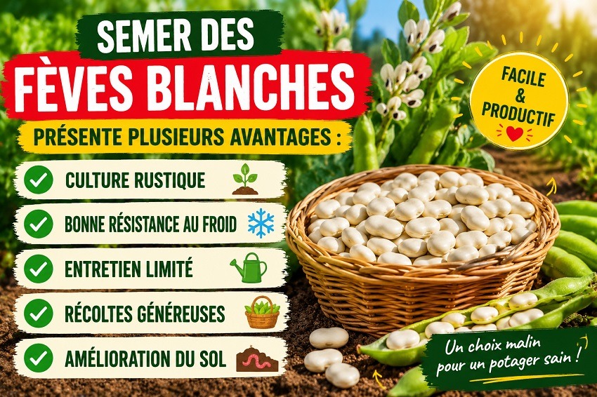 Semer des fèves blanches : Guide complet