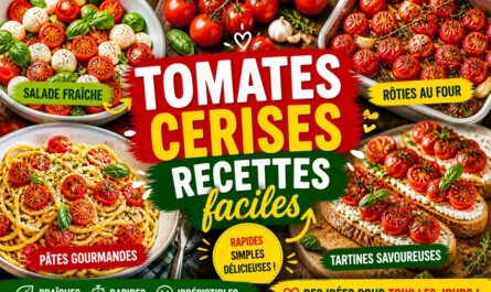 Tomates cerises 5 recettes faciles