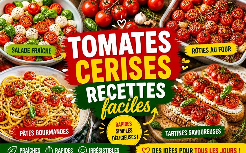 Tomates cerises recettes faciles
