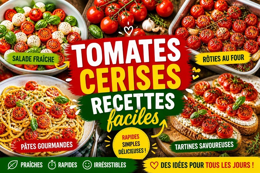 Tomates cerises 5 recettes faciles