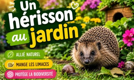 Un hérisson au jardin un allié précieux