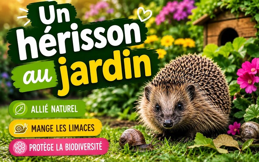 Un hérisson au jardin