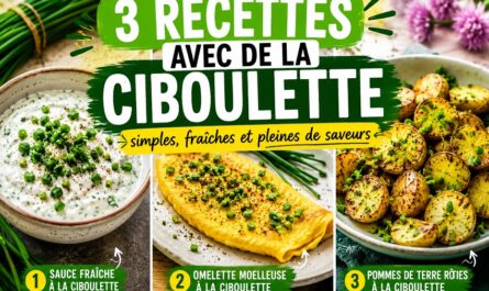 3 recettes avec de la ciboulette