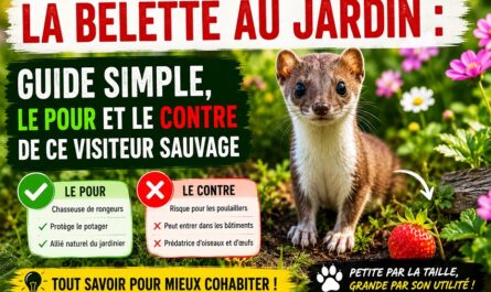 Belette au jardin : guide simple