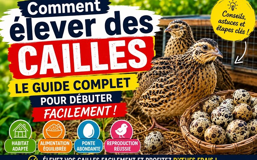 Comment élever des cailles