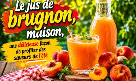 Jus de brugnon maison