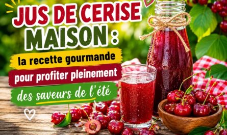 Jus de cerise maison