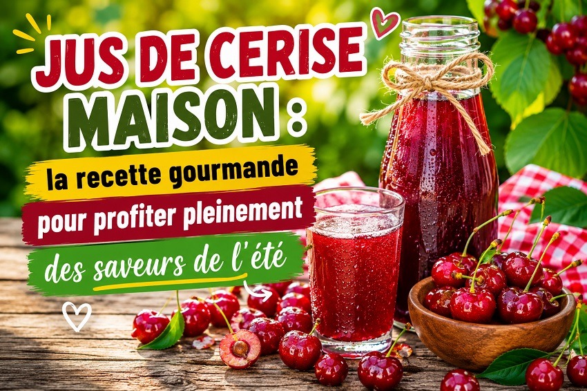 Jus de cerise maison