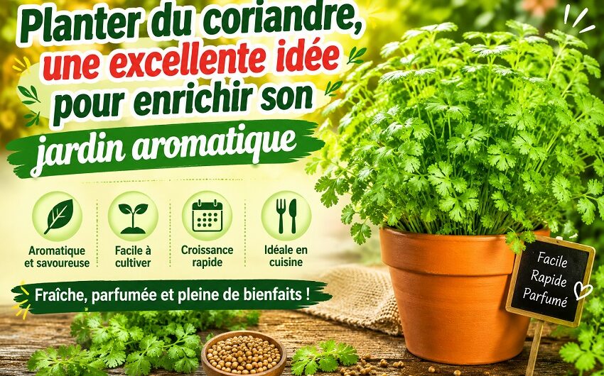 Planter du coriandre