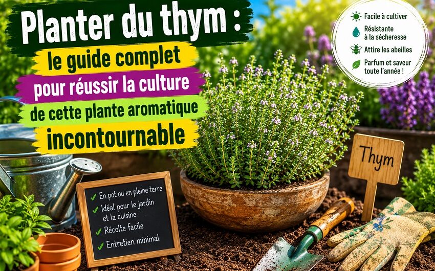 Planter du thym