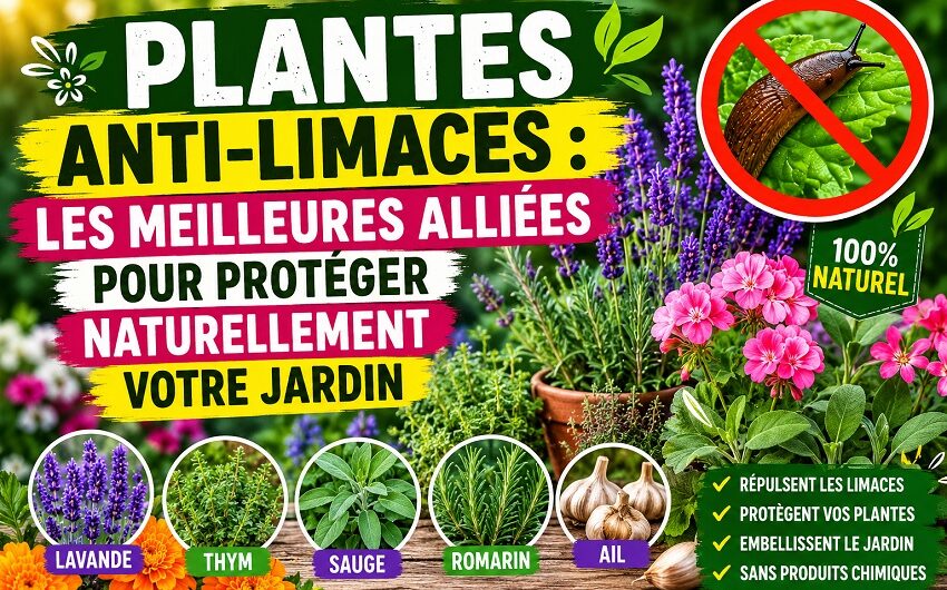 Les plantes anti-limaces