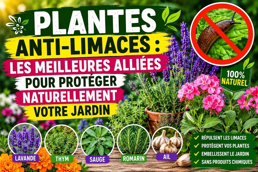 Les plantes anti-limaces